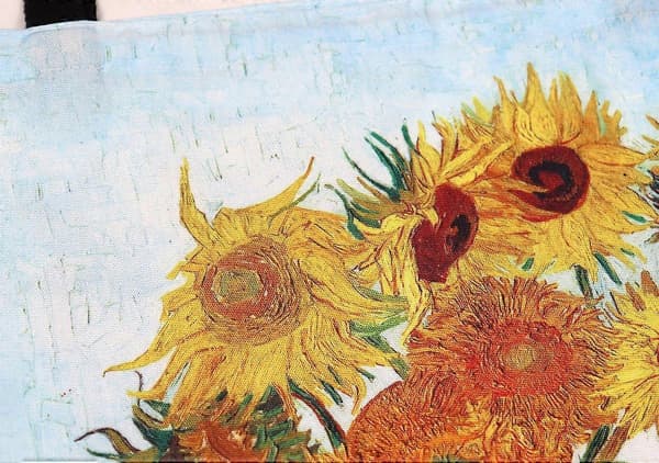 SSRGV Van Gogh öljymaalaus kangaskassi naisten kangaskassi rantakassi käsilaukku ostoskassi tyyli 4