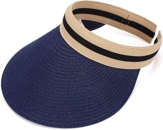 Women's Large Brim Beach Straw Golf Sun Hat Summer Cap