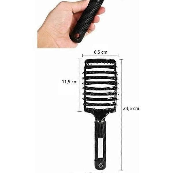 2-pack hiusharjoja – Harja kaikille hiustyypeille