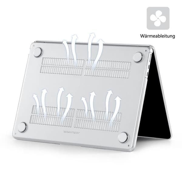Fodral kompatibelt med NYA MacBook Air 13,6 tum M2 A2681, 2022 års modell,
