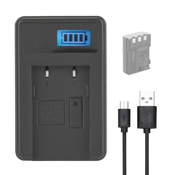 NB-2L Enkeltsporet USB Batterioplader til Canon SX710 SX610 SX520 SX700 SX600 D30 SX500