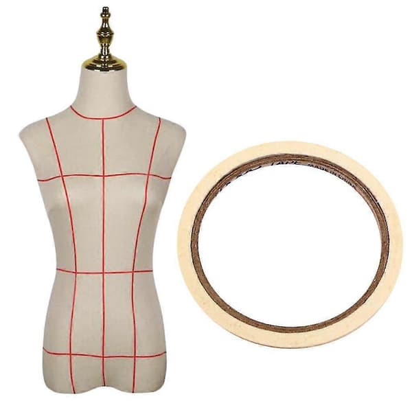 20 stk. draperende tape mannequin maskeringstape selvklæbende kjoleform /