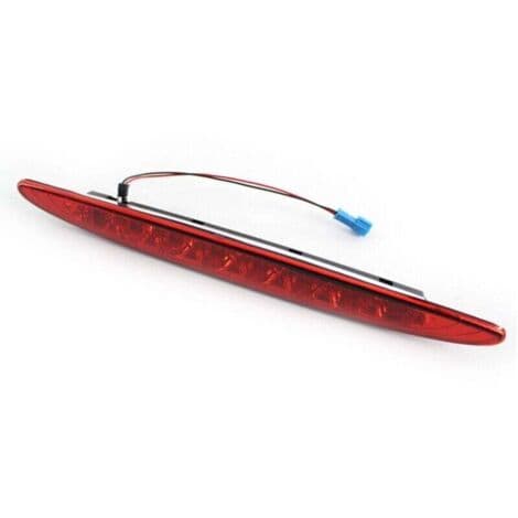 Replacement Brake Light for MINI Cooper 02-06 R50 R53, Clear Lens, High Gloss Red Frame