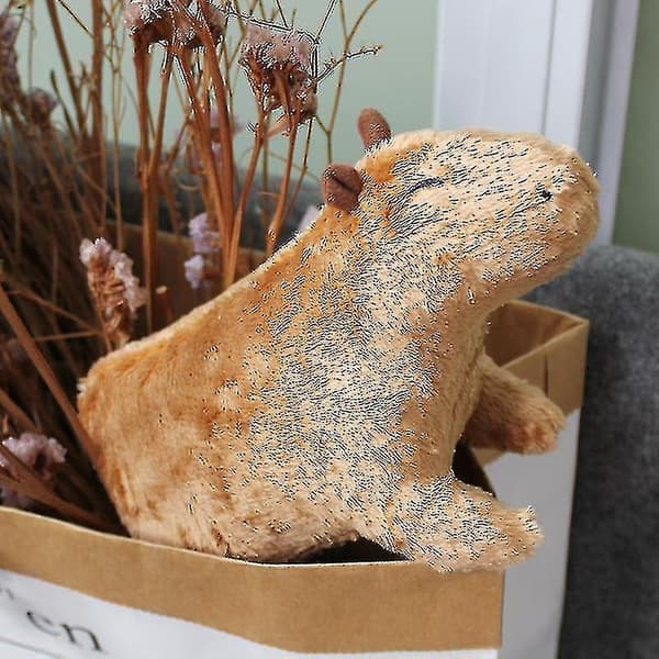 Docka Capybara Simulering Capybara Plyschleksak Djur Capybara Dockor Barnpresent (30cm 150g, rosa)
