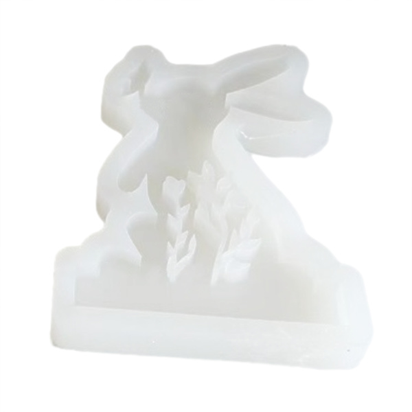 Rabbit Candlestick Mould Handmade Candlestick Making Template for Home Decor Rabbit Rabbit