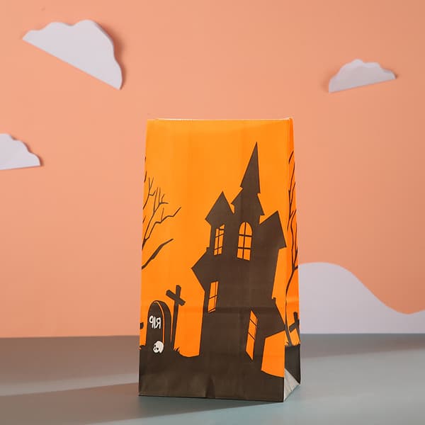 80 st 80g kraftpapperskasse papperspåse Halloween godispåse foo