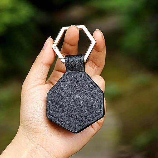 Hat-holder-clip Baseball-kasket-organizer opbevaringskroge af PU-læder sort - Schwarz