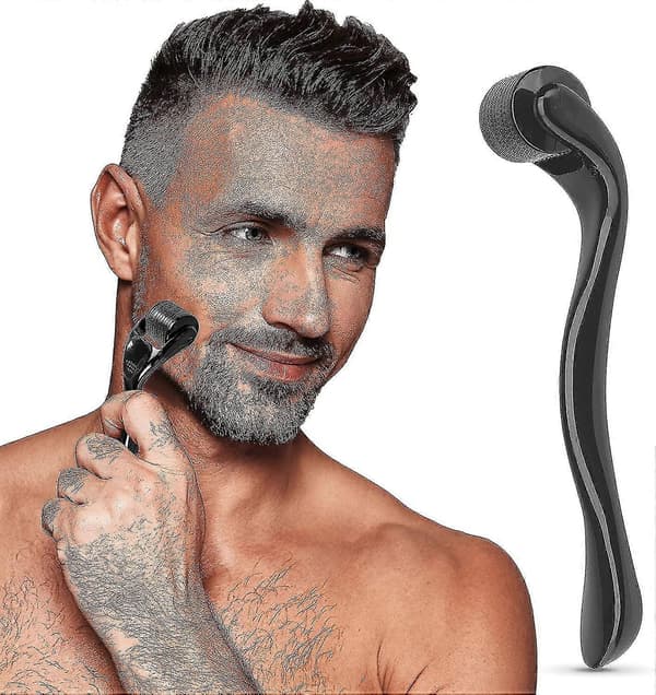 Facial Micro Needling Roller, Beard Roller, Micro Needling Roller Beard Growth Kit, Beard Roller Hair Growth Beard Care Kit For Men Skin Care Micro Ne
