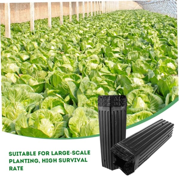Plastic Pots 50 pcs Nursery Pots Flower Pots, Deep Nursery Pots Tall Tree Pots