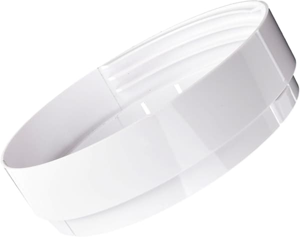 Luftkonditioneringsavgasröranslutning Diameter, Höger Mekanism Mobil med Cirkulär Baffelplatta, 15cm ABS Material Vänster Svängbar