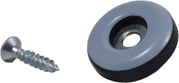 24 x Teflon glidere med skruer - 25 mm - runde - glidere til stole og andre møbler