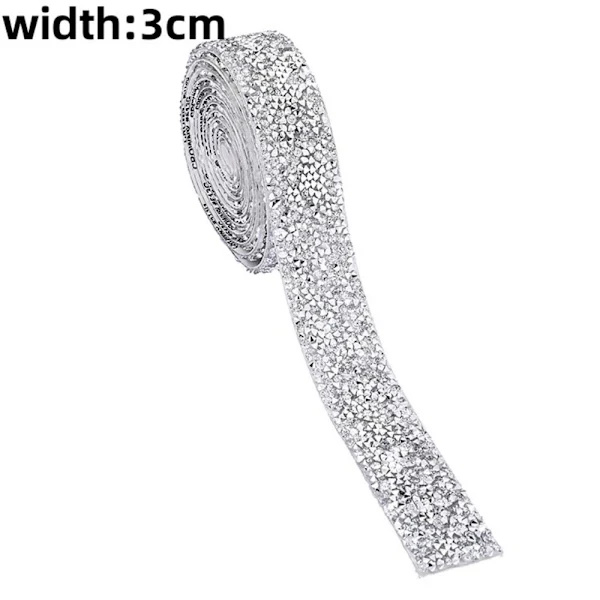 Strassbånd Fixa Strass Teip 3CM 3CM 3cm