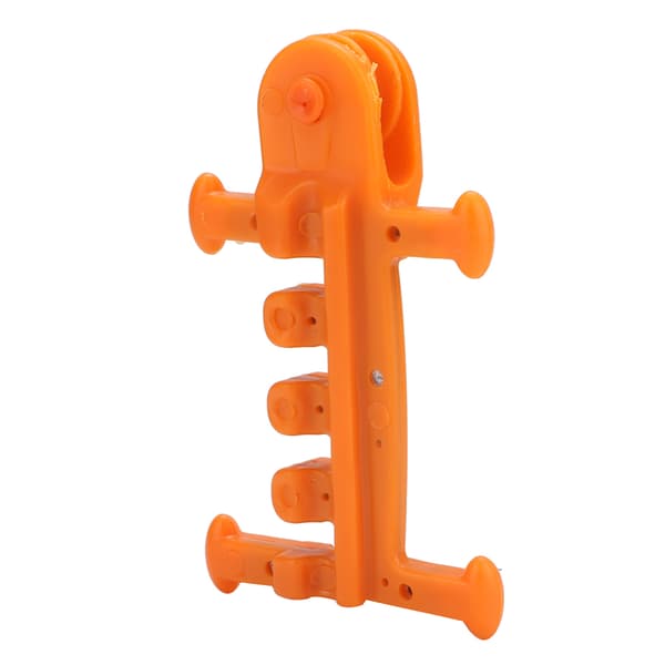 10pcs Greenhouse Fix Tool Kit Anti-Rollover Ventilation Chuck Pulley Device Accessories Orange