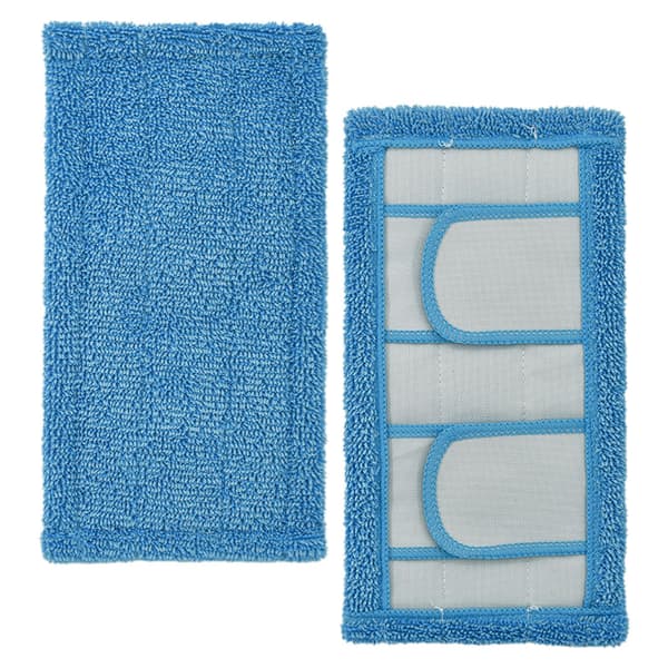 2 stk Swiffer flad klæbrig moppeklud moppepude mikrofiber moppe moppehoved erstatningsklud