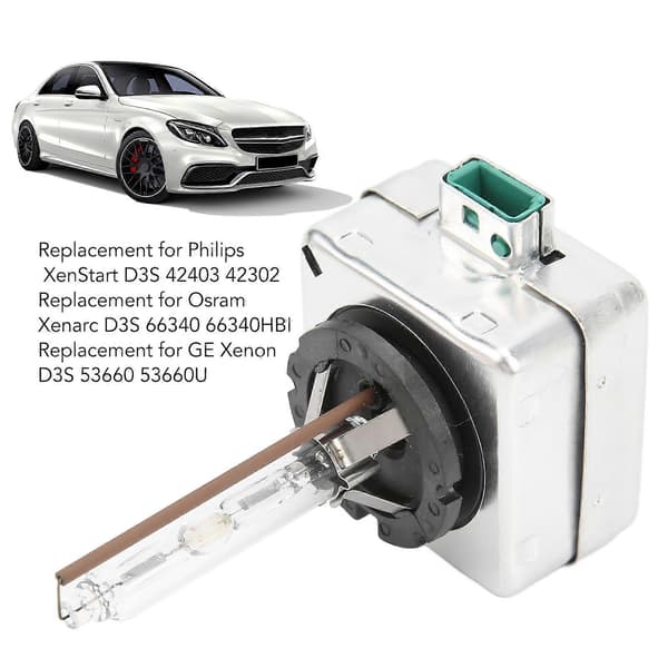 HID Xenon Headlight Bulb 5000K 3200LM 35W Replacement for XenStart D3S 42403 42302