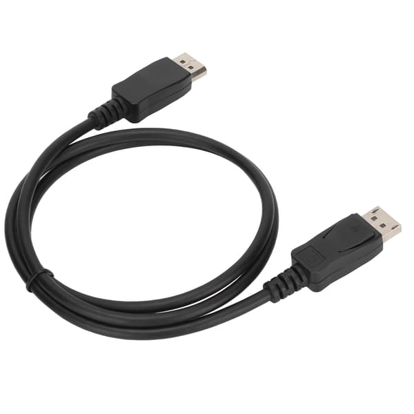 DP uros-DP uros -kaapeli nopea 32AWG 4K 60Hz HD DisplayPort-kaapeli pölysuojalla 1m / 3.3ft