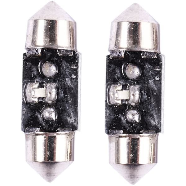 31 mm, hvid, 3W DE3021 LED-kuppelfestoonpære til bil, 2 stk.