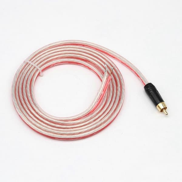 Erstatningsreparasjon Høyttalerkabel 1,5m med RCA-plugg til bare ender