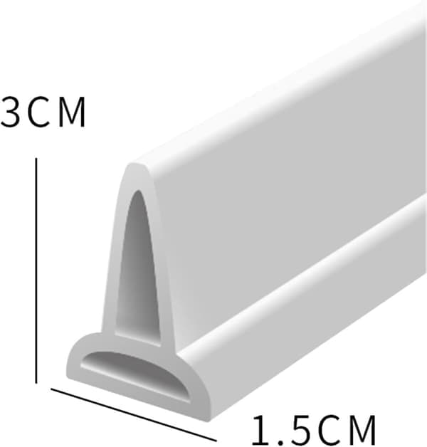 Dusjterskel / Selvklebende vanntett stripe – 2m Vannholderstripe （hvit）_tfrf