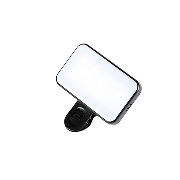 Universal Clip-on LED-ringlampa för selfies, mobiltelefon selfie ringlampa