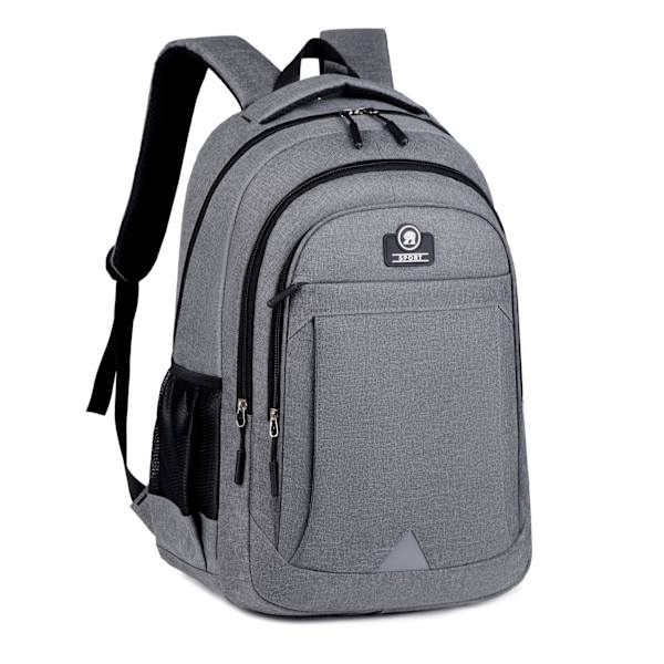 Stöldskydds Laptop Ryggsäck Reseryggsäckar med USB-laddningsport för Kvinnor Män College Ryggsäck Datorväska Passar 17 Tums Laptop, Svart