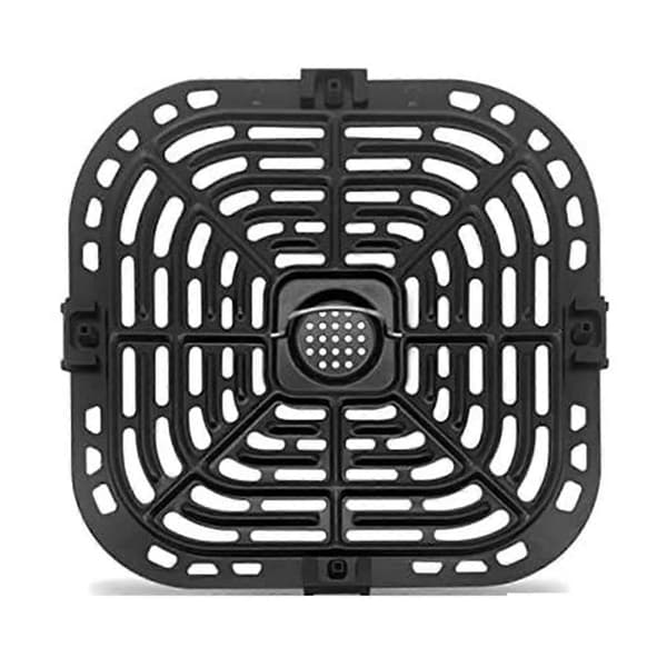 Airfryer Accessories Set Silicone Pad Corner Protector Non-Stick Square Baking Pan 23x24cm Black