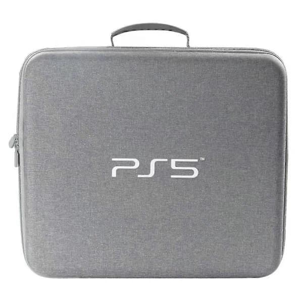 PS5 Carrying Case - 2023 Protective Case with Adjustable Handle and Storage for Console, Black