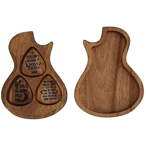 Gitarutstyr Tre gitarplekter Tre gitarplekterboks