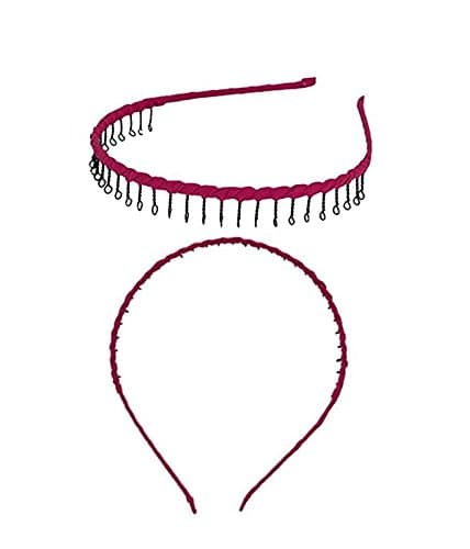 Hårbøjle med plastiktænder, hårtilbehør til kvinder og piger, 6 stk.
