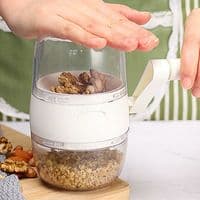 Peanut Mill, Nut Crusher, Peanut Grinding Tool, White ABS Kitchen Utensils