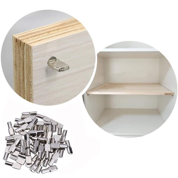120 Shelf Pins, 5mm Shelf Support Spoon Shape Cabinet