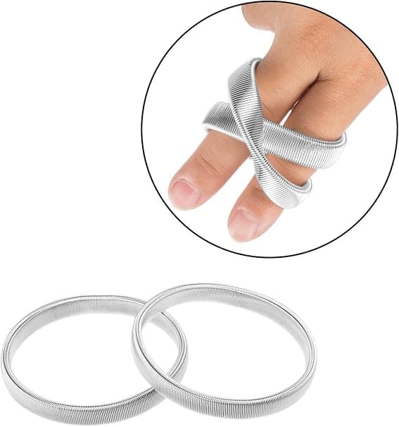 3 par halkfria skjortärmshållare, elastiska armband, silver