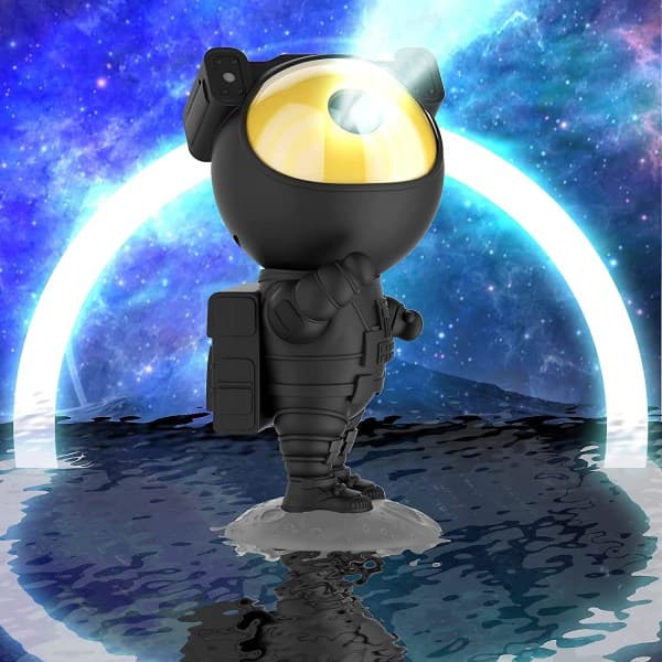Astronaut Space Projector, Star Projector Night Light With 360° Rotation Magnetic Head, Remote Control, 15 Light Combinations, 8 Light Modes, For