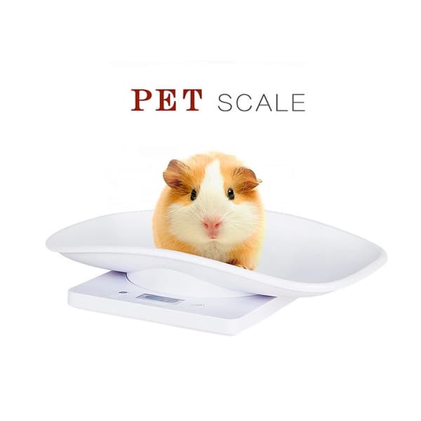 Digital Pet Scale - 15 kg Capacity with LCD Screen, Accurate Weighing for Small Animals, Compatible with Veterinary Clinics