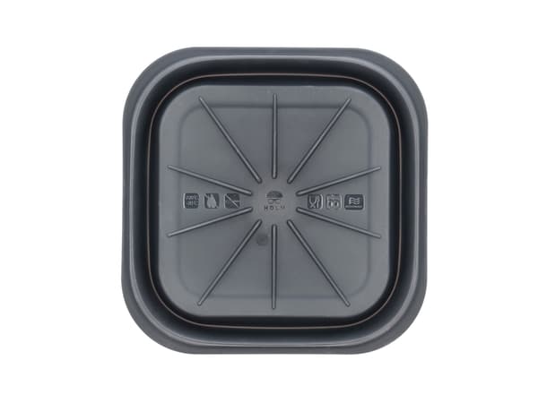Silikonform firkantet for Airfryer grå gray