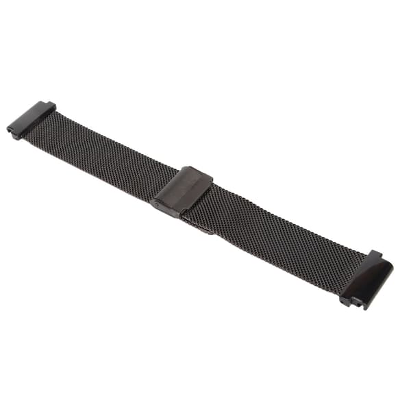 Urrem 22 mm rustfrit stål mesh justerbar erstatningsrem til Amazfit Falcon T‑REX 2 Ultra sort