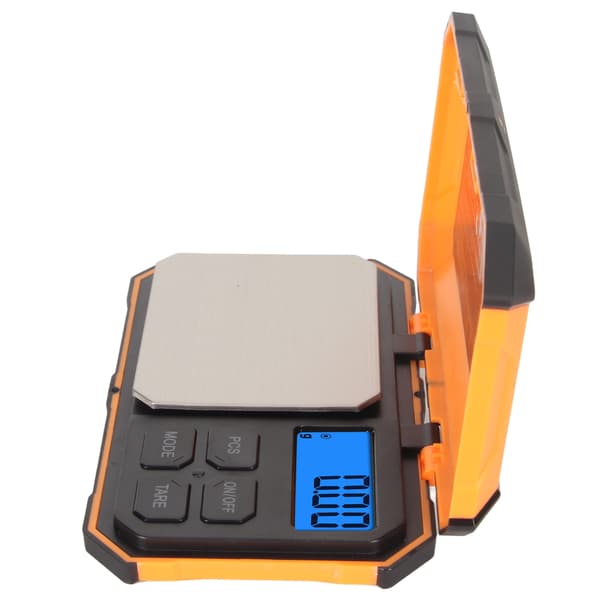 Gram Scale 500g 0.01g 5 Unit Modes Multifunctional Digital Jewelry Scale with LCD Backlit Display for Grains Herbs Coins
