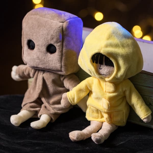 2 KPL Little Nightmares 2 Pehmolelu Six ja Mono ，Little Nightmares Pehmolelu，-Xin