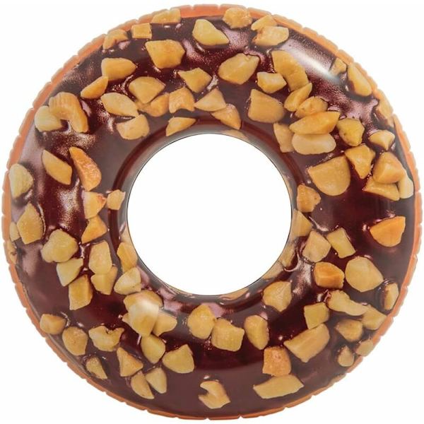 Chokolade-hasselnød-donut-badering 114cm