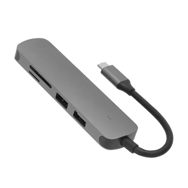5-i-1 Hub Typ-C till High Definition Multimedia Interface USB Dockningsstation Omvandlaradapter