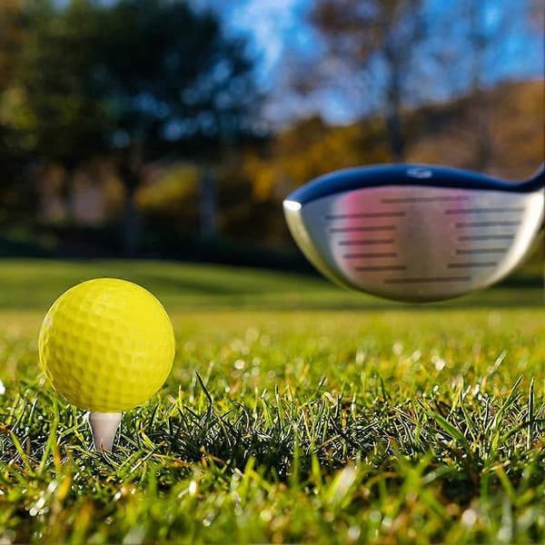 20 stk. Luft Golf Træningsbolde, Skumbold, Golf Træning Indendørs og Udendørs, til Have Slagmåtte