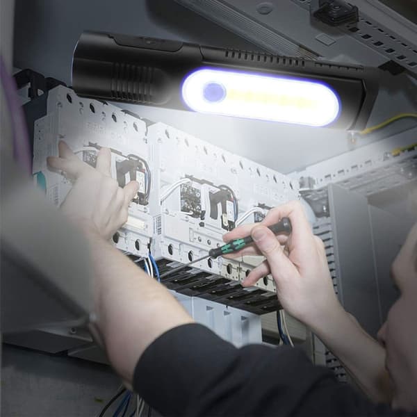 USB-oppladbar LED-arbeidslampe COB-arbeidslampe med magnet KLB