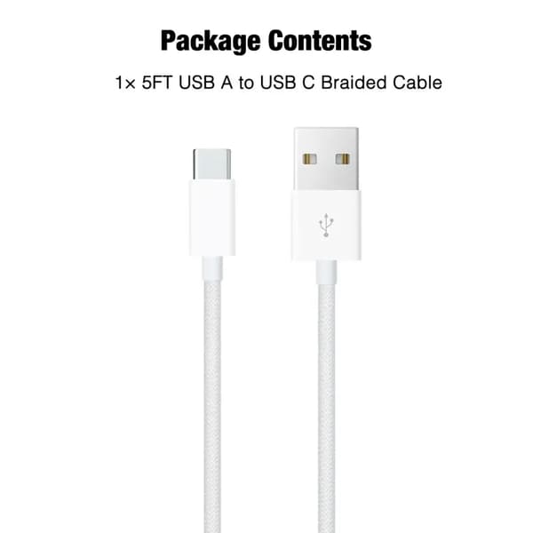 Original 60W PD USB till USB-C Snabbladdningskabel För Apple iPhone 16 Pro Max 15 Plus Typ C Snabbladdare Xiaomi Samsung Kabel 2m 2m