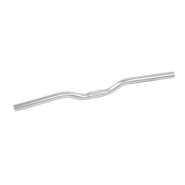 Aluminium Fixed Gear Bicycle Road Bike Fixed Gear Riser Bar Handlebar 25.4mm*520mm (Silver)