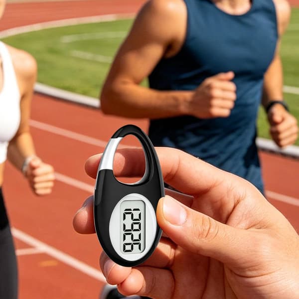 Pedometer | Portable Accurate Simple Digital Device | Pedometer for Seniors, for Running Jogging Hiking Outdoor Exercise Sports Training[DB]