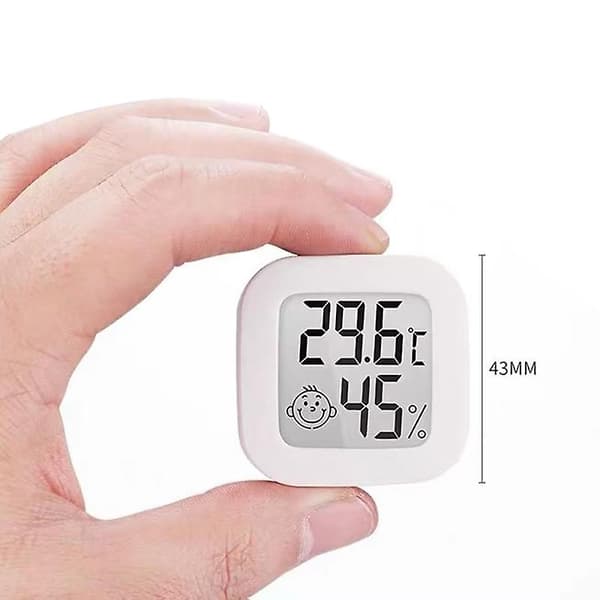 Digitalt termometer hygrometer innendørs rommåler sensor værstasjon