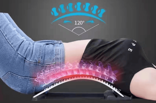 Violte Back Stretcher, Back Pain Relief Device, Multi-level Spinal Bridge/Lumbar Massager, Pain Relief for Herniated Disc, Sciatica