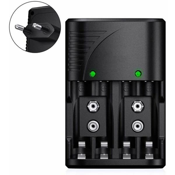Multifunksjonell batterilader nr. 5 nr. 7, 9V, 1,2V oppladbart batteri, nr. 5, nr. 7, ni volt oppladbar batterilader