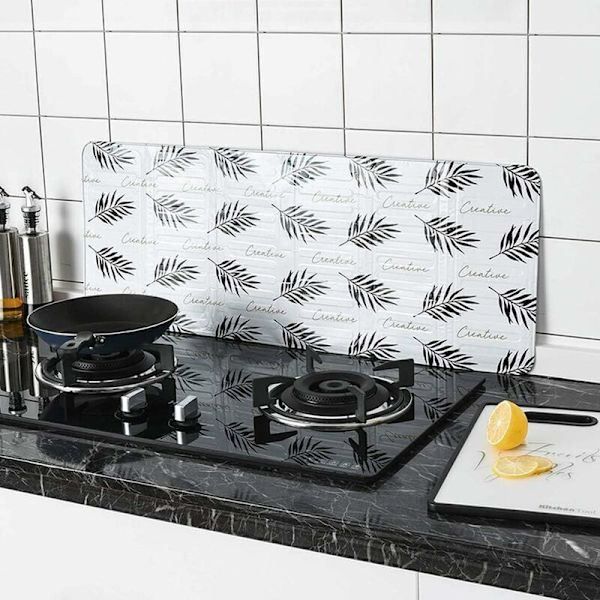 Leafy Green Kitchen Splatter Guard -FM-
