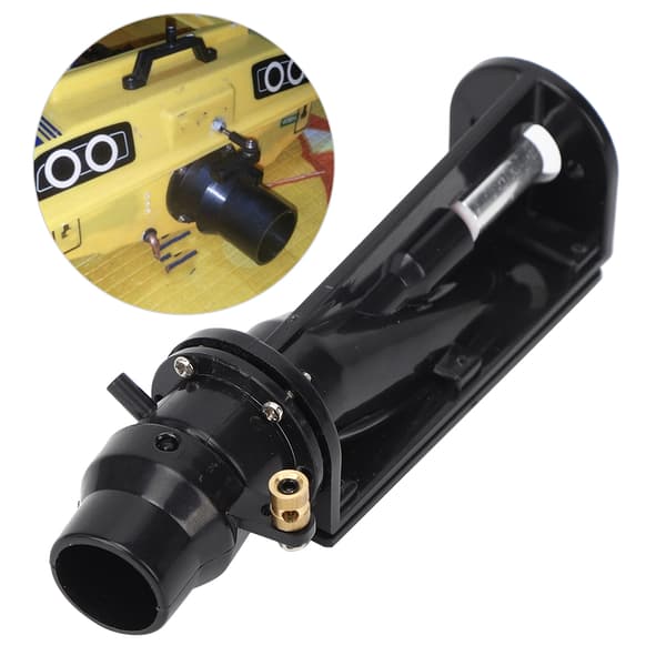 6-12V Vannjetbåt Pumpe Spray Thruster Trådløse RC Båter Modell Tilbehør Svart